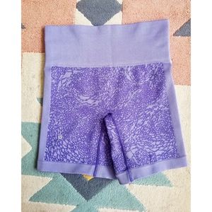 Purple Sculpt Short